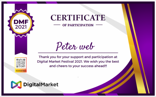 DM  festival  certificate  2021